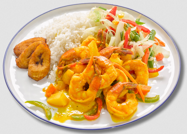 Curried Shrimp Meal